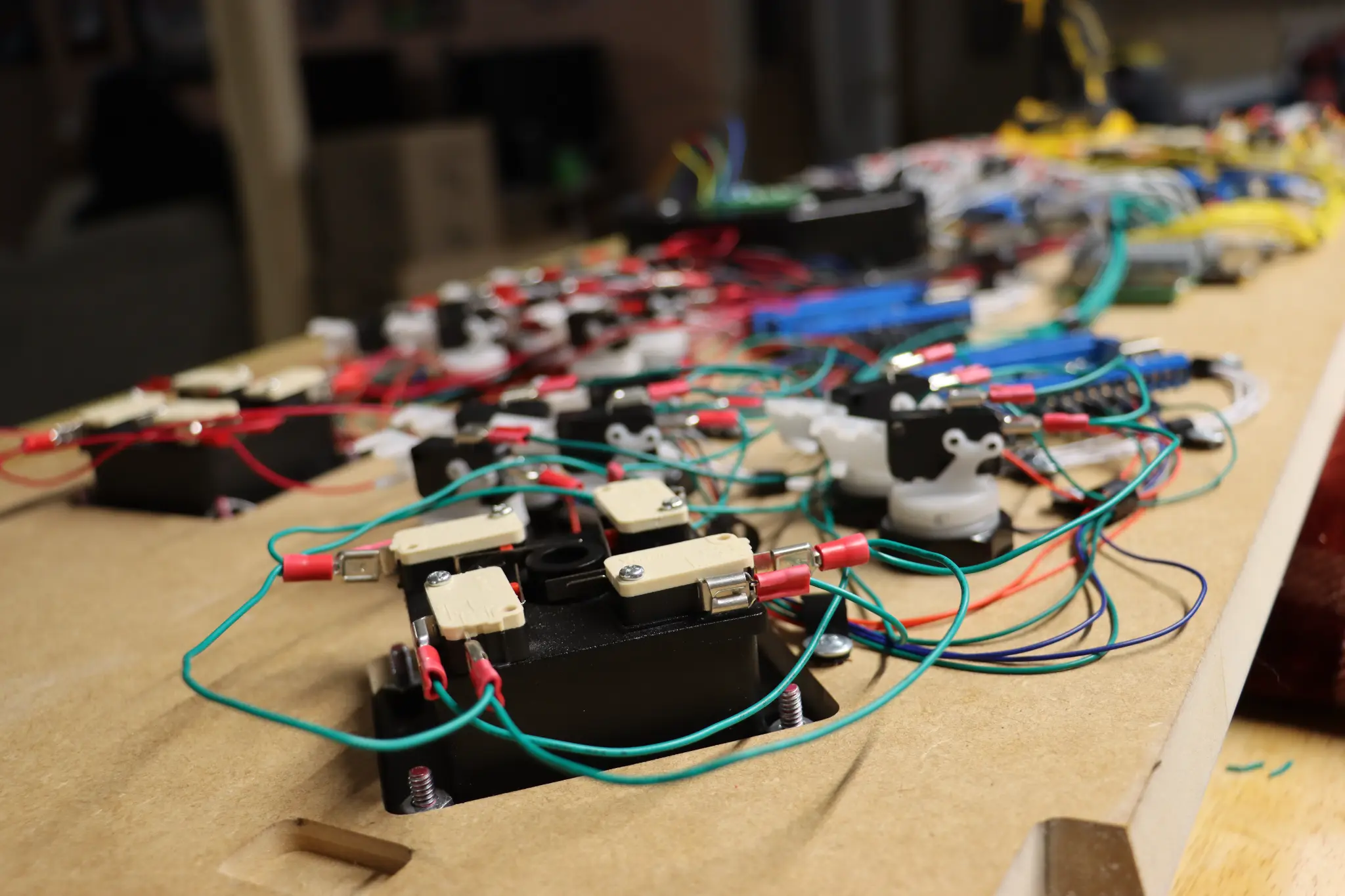 Arcade components and wiring